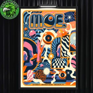 Moe. The Band Live Show Music At Brooklyn Bowl In Brooklyn NY On Octorber 09 2025 Home Decor Poster Canvas