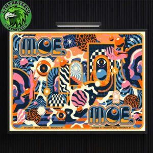Moe. The Band Live Show Music At Brooklyn Bowl In Brooklyn NY On Octorber 09 And 10 2025 Home Decor Poster Canvas