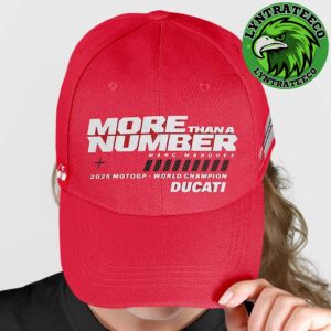 MotoGP For More Than A Number On World Champion 2025 Mascot Classic Cap Hat Snapback
