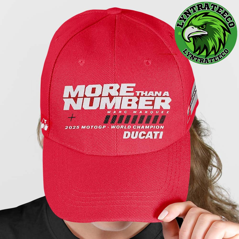 MotoGP For More Than A Number On World Champion 2025 Mascot Classic Cap Hat Snapback