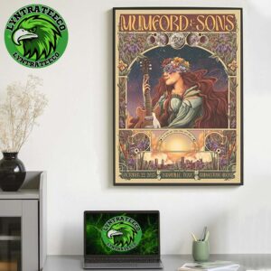 Mumford And Sons Live Concert At Bridgestone Arena In Nashville TN On October 22 2025 Home Decor Poster Canvas