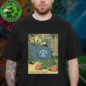 Mumford And Sons Live Show Music At CHI Health Center Omaha In Omaha NE On October 26 2025 Unisex T-Shirt