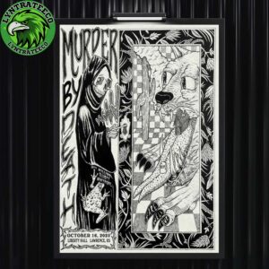 Murder By Death At Liberty Hall In Lawrence KS On Octorber 16 2025 Home Decor Poster Canvas