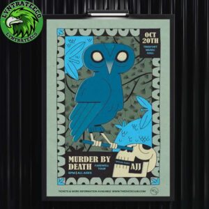 Murder By Death At Treefort Music Hall In Boise On October 20 2025 Home Decor Poster Canvas