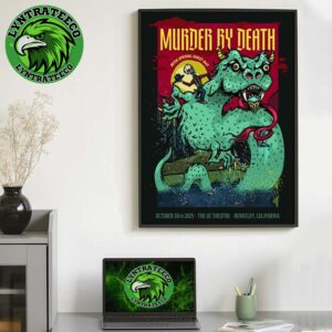 Murder By Death Tour At The UC Theatre In Berkeley CA On October 28 2025 Home Decor Poster Canvas