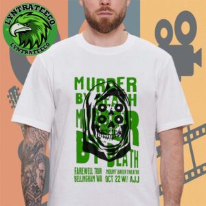 Murder By Death With AJJ For Farewell Tour At Mount Baker Theatre In Bellingham WA On Octorber 22 2025 Unisex T-Shirt