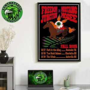 Mustang McGee And Freedom Junction For Fall Tour VA And NC On October 17 To 19 2025 Home Decor Poster Canvas