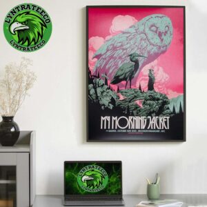 My Morning Jacket At Brooklyn In New York City On October 16 2025 Home Decor Poster Canvas