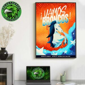 NFL Matchup Dallas Cowboys VS Denver Broncos  Empower Field At Mile High In Denver CO On October 26 2025 Home Decor Poster Canvas