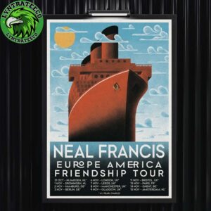 Neal Francis Europe America Friendship Tour Sechdule On October And November 2025 Home Decor Poster Canvas