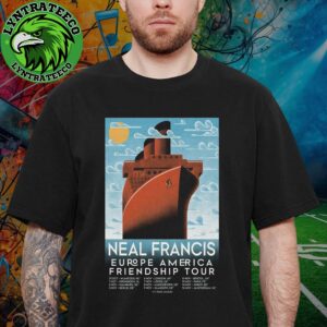 Neal Francis Europe America Friendship Tour Sechdule On October And November 2025 Unisex T-Shirt