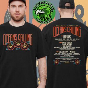 Oceans Calling Live Concert At Ocean City In Maryland On September 26 To 28 2025 Unisex T-Shirt