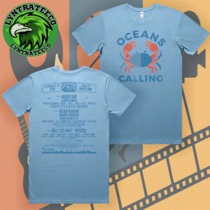Oceans Calling Live Concert For Full Lineup and Highlights At Ocean City In Maryland On September 26 To 28 2025 Unisex T-Shirt