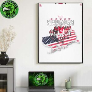 Ohio State Buckeyes For Midseason All Americans NCAA 2025 Home Decor Poster Canvas