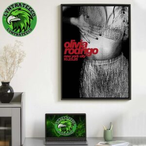 Olivia Rodrigo For Live Show New York City On October 23 2025 Home Decor Poster Canvas