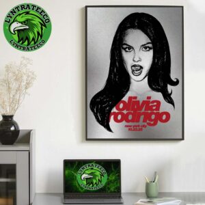 Olivia Rodrigo For Show New York City On October 23 2025 Home Decor Poster Canvas