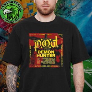 POD With Demon Hunter For Brazil Tour Sechdule On December 2025 Unisex T-Shirt