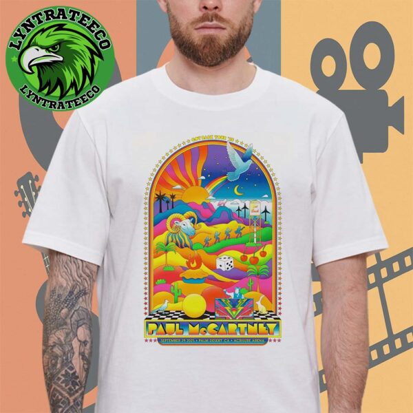 Paul McCartney At Acrisure Arena In Palm Desert CA On September 29 2025 Unisex T-Shirt