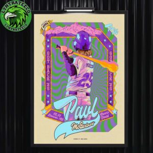 Paul McCartney For Got Back 25 At Coors Field In Denver CO On October 11 2025 Home Decor Poster Canvas