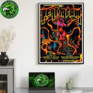 Pentagram Live Concert At Hollywood In California On December 05 To 06 And At Bremerton In Washington On December 07 2025 Home Decor Poster Canvas