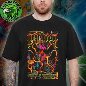 Pentagram Live Concert At Hollywood In California On December 05 To 06 And At Bremerton In Washington On December 07 2025 Unisex T-Shirt