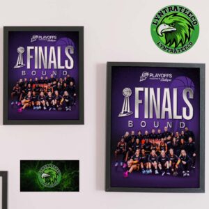 Phoenix Mercury 2025 WNBA Finals Bound Home Decor Poster Canvas