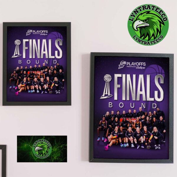 Phoenix Mercury 2025 WNBA Finals Bound Home Decor Poster Canvas