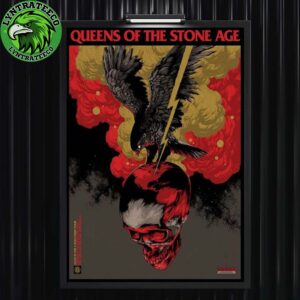 Queen Of The Stone Age For The Catacombs Tour At The Chicago Theatre In Chicago IL On Octorber 02 2025 Home Decor Poster Canvas