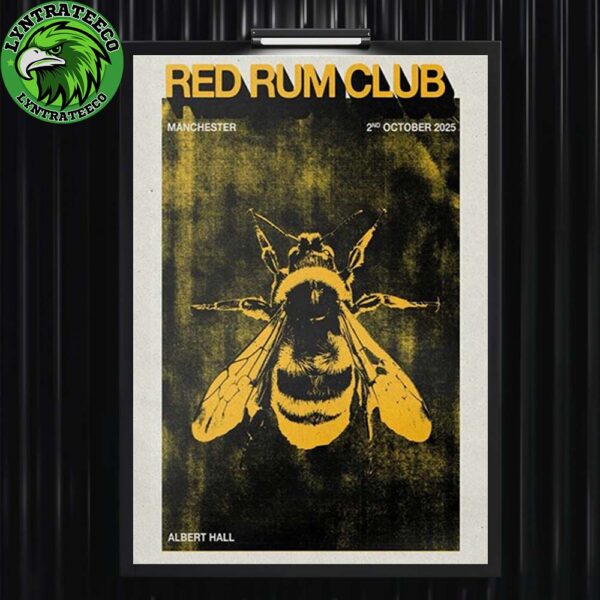 Red Rum Club At Albert Hall In Manchester UK On Octorber 02 2025 Home Decor Poster Canvas