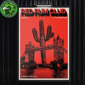Red Rum Club At Electric Brixton In London UK On October 09 2025 Home Decor Poster Canvas
