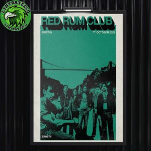 Red Rum Club Live Concert At Trinity Arts Centre In Bristol On October 07 2025 Home Decor Poster Canvas
