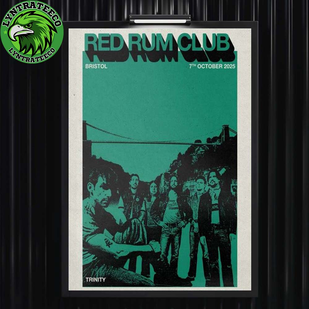Red Rum Club Live Concert At Trinity Arts Centre In Bristol On October 07 2025 Home Decor Poster Canvas Red Rum Club Live Concert At Trinity Arts Centre In Bristol On October 07 2025 Home Decor Poster Canvas