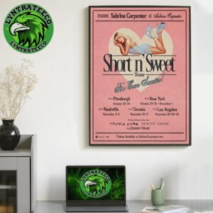Sabrina Carpenter For Short N Sweet Tour Sechdule On October And November 2025 Home Decor Poster Canvas