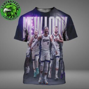 Sacramento Kings For New Look NBA 2025 All Over Print Shirt