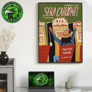 Sera Cahoone At Tractor Tavern In Seattle WA On December 18 2025 Home Decor Poster Canvas