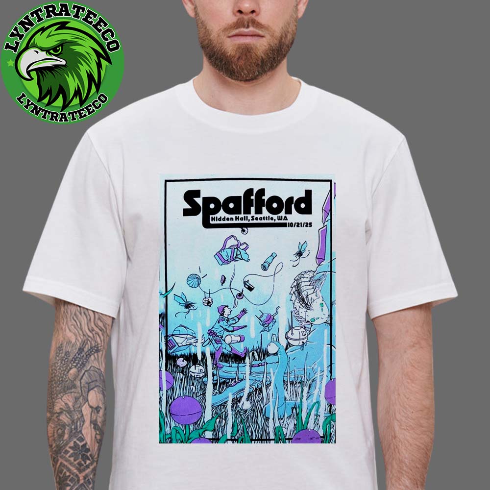 Spafford Live Show Music At Hidden Hall In Seattle WA On October 21 2025 Unisex T-Shirt Spafford Live Show Music At Hidden Hall In Seattle WA On October 21 2025 Unisex T-Shirt