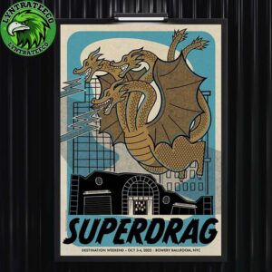 Superdrag At Destination Weekend In Bowery Ballroom NYC On Octorber 03 And 04 2025 Home Decor Poster Canvas