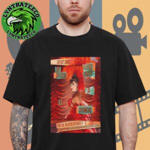 Taylor Swift Life Of A Showgirl For Only Theaters On Octorber 03 To 05 2025 Unisex T-Shirt
