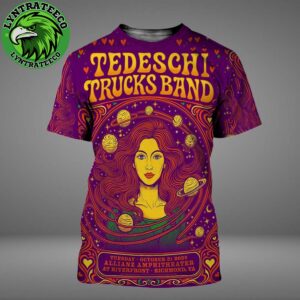 Tedeschi Trucks Band At Allianz Amphitheater At Riverfront In Richmond VA On October 21 2025 All Over Print Shirt