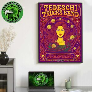 Tedeschi Trucks Band At Allianz Amphitheater At Riverfront In Richmond VA On October 21 2025 Home Decor Poster Canvas