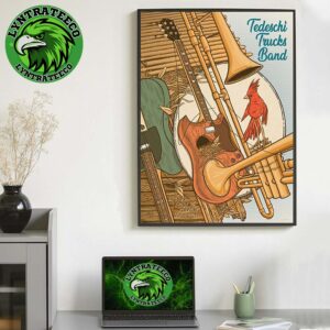Tedeschi Trucks Band At Red Hat Amphitheater In Raleigh NC On October 17 2025 Home Decor Poster Canvas