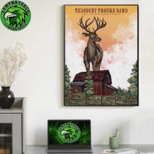 Tedeschi Trucks Band Live Show Music At FirstBank Amphitheater In Franklin TN On October 15 2025 Home Decor Poster Canvas