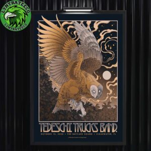 Tedeschi Trucks Band Live Show Music At The Baycare Sound In Clearwater FL On Octorber 12 2025 Home Decor Posster Canvas