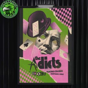 The Adicts Live Show Music At Teatro Coliso In Santiago Chile On October 08 2025 Home Decor Poster Canvas