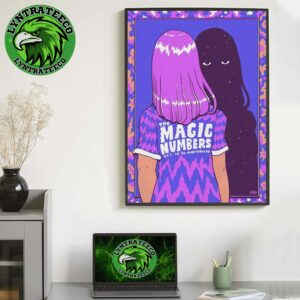 The Magic Numbers Live Concert At Auditorio 88 In  Mexico City On October 18 2025 Home Decor Poster Canvas