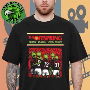 The Offspring Live Show Music At Uniipol Forum In Milano On September 29 2025 Unisex T-Shirt