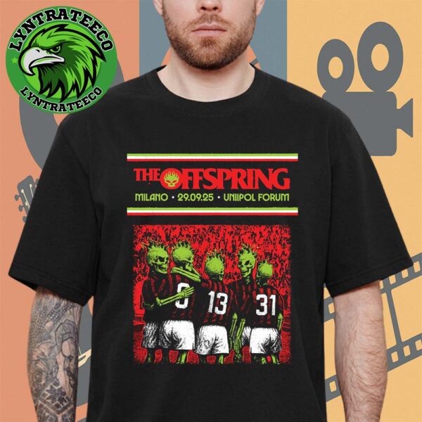 The Offspring Live Show Music At Uniipol Forum In Milano On September 29 2025 Unisex T-Shirt