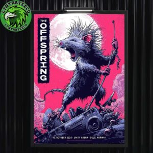 The Offsprings At Unity Arena In Oslo Norway On Octobver 10 2025 Home Decor Posster Canvas