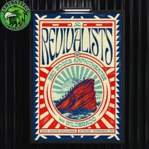 The Revivalists With Wilderado At Red Rocks Amphitheater In Morrison CO On October 09 2025 Home Decor Poster Canvas
