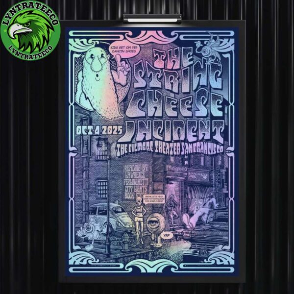The String Cheese At The Fillmore In San Francisco CA On Octorber 04 2025 Home Decor Poster Canvas